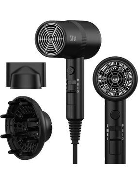 Lightweight Compact Hair Dryer | 1600W Blow Dryer with 3 Heat/2 Speed Settings